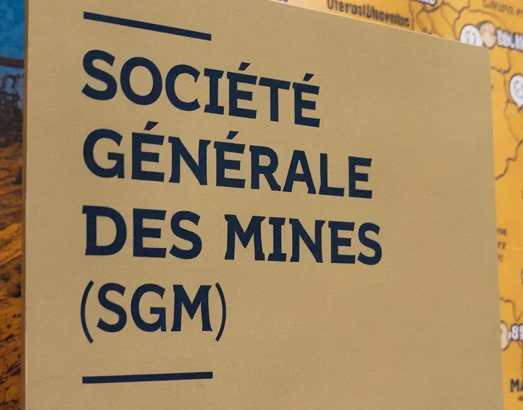 Panneau Société Générale des Mines (SGM)
